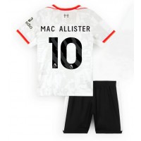 Echipament fotbal Liverpool Alexis Mac Allister #10 Tricou Treilea 2024-25 pentru copii maneca scurta (+ Pantaloni scurti)